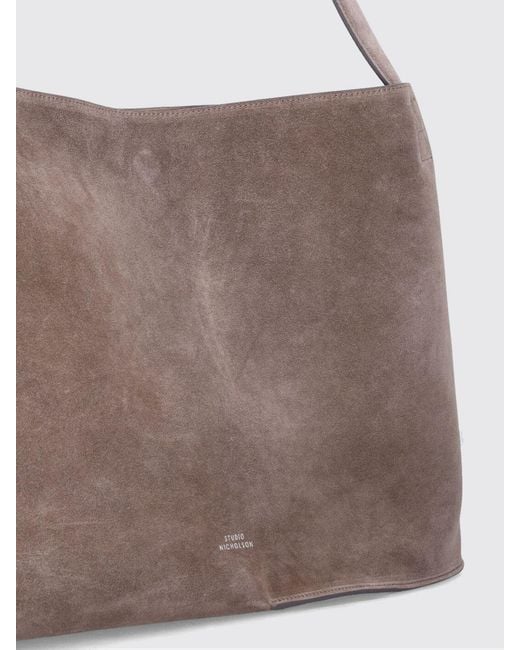 Studio Nicholson Gray Doublet Suede Bag