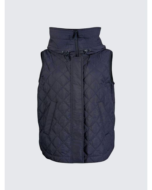 Peuterey Blue Padded Quilted Nylon Vest