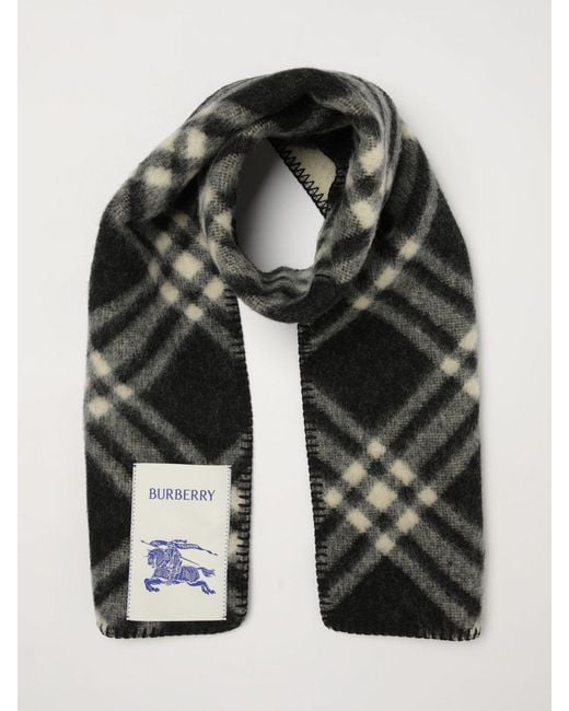 Burberry Black Scarf for men