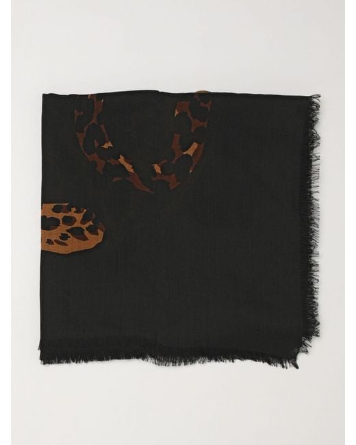 Saint Laurent Black Scarf
