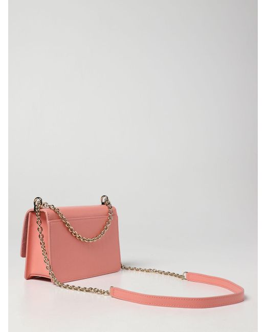 Furla 1927 Bag In Micro-grained Leather in Pink | Lyst