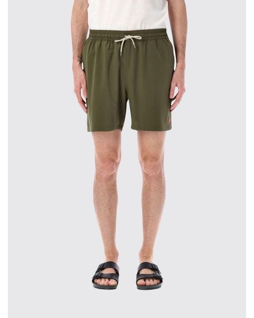 Polo Ralph Lauren Green Polyamide Swimsuit for men
