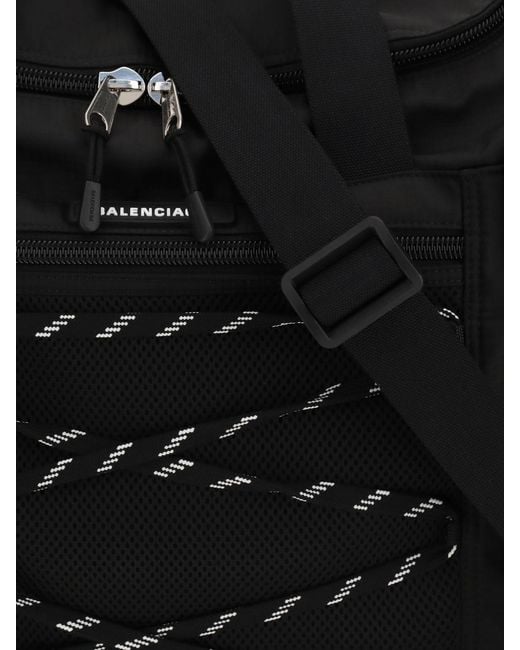 Balenciaga Black Hyke Gym Tote Bag for men
