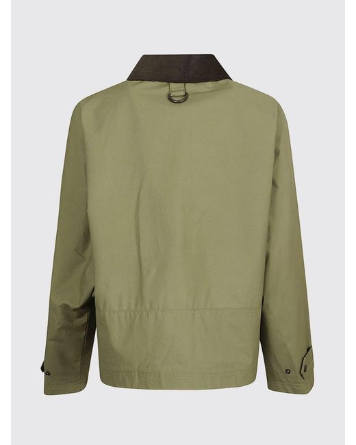 Filson Green Short Waxed Cotton Work Jacket