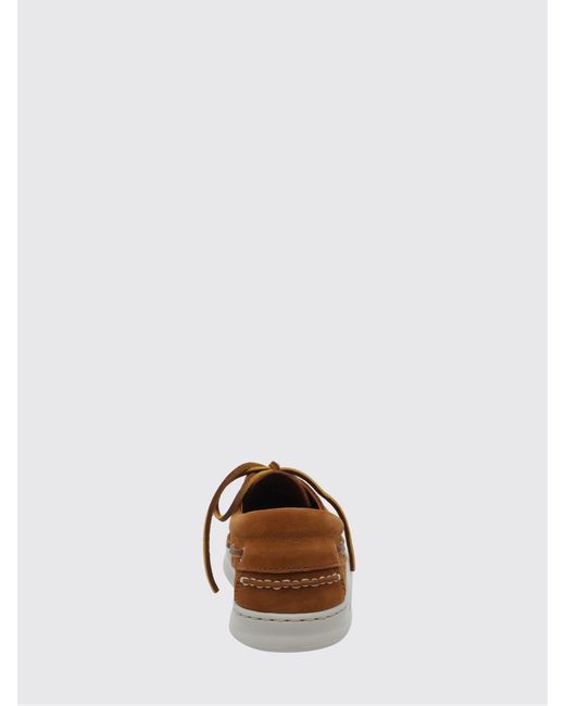 Camper Brown Runner Nubuck Boat Loafers for men