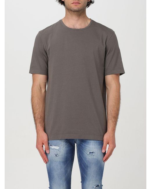 Drumohr Gray T-shirt for men