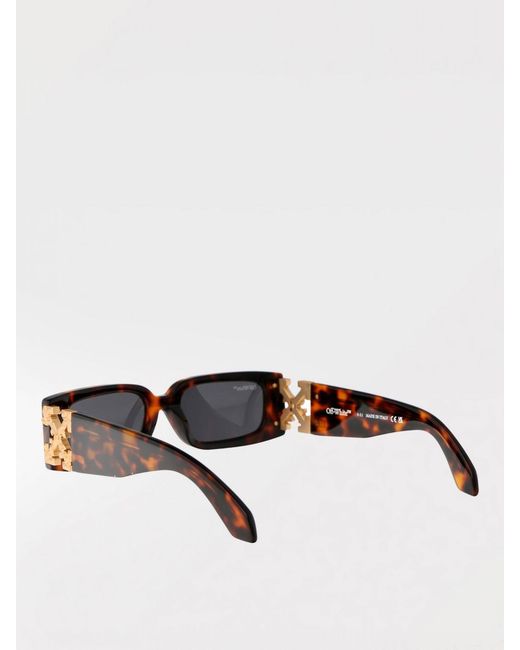 Off-White c/o Virgil Abloh Brown Acetate Sunglasses