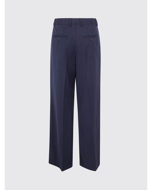 Filippa K Blue Wool Blend Tailored Trousers