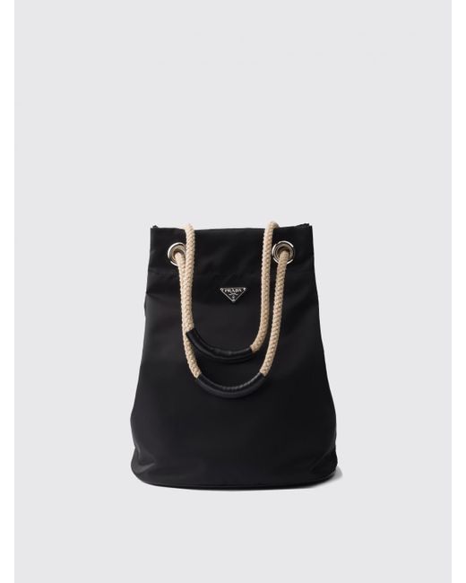 Prada Black Re-Nylon Tote Bag for men