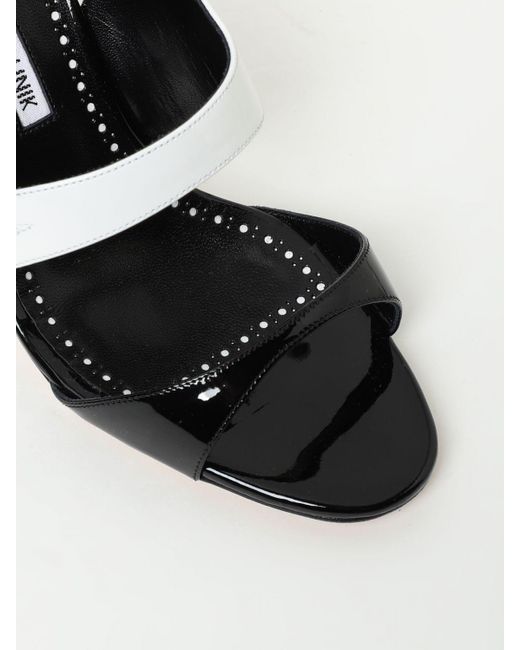Zapatos Manolo Blahnik de color Black