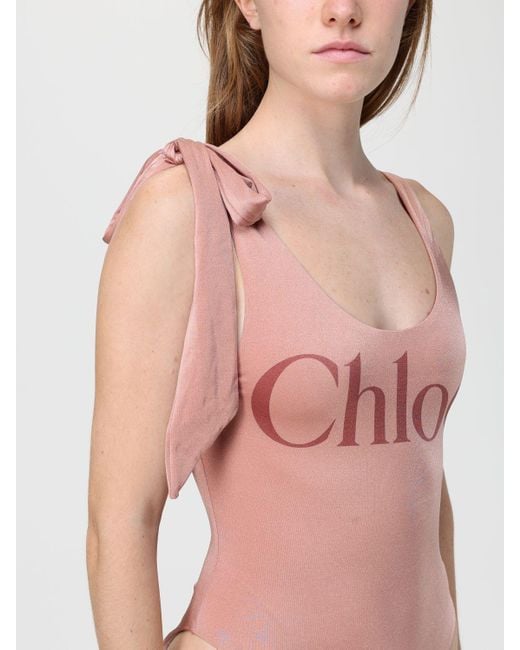 Bañador Mujer Chloé de color Pink