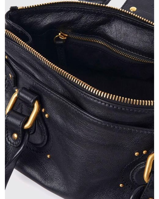 Chloé Black ChloÉ Paddington Ledertasche
