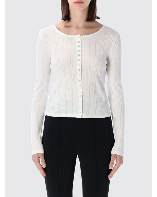 Rohe White Organic Cotton Cardigan