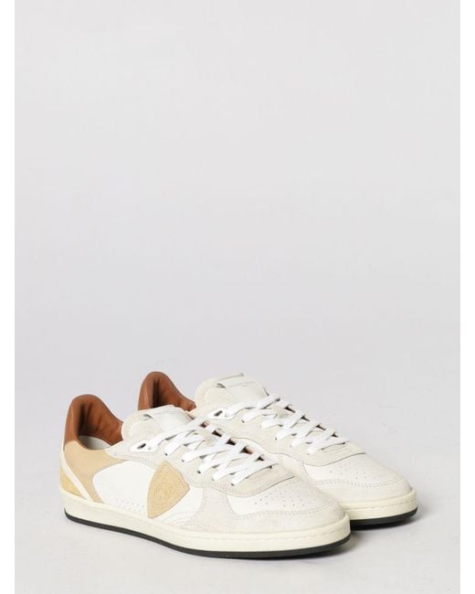 Philippe Model White Pgal Leather Sneakers for men