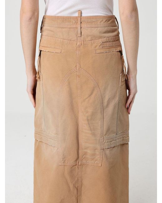 DSquared² Natural Denim Skirt