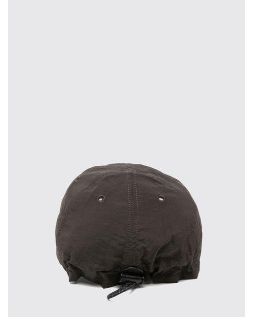 Jacquemus Brown Recycled Nylon Baseball Cap With Logo And Tie Closure