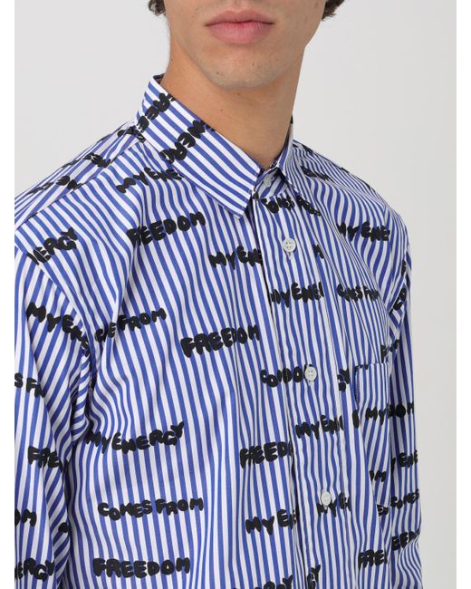 Camisa Hombre Comme des Garçons de hombre de color Blue
