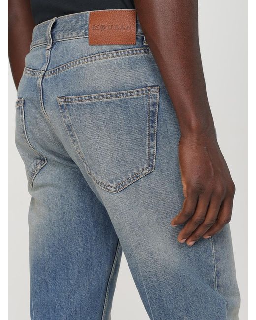 McQueen Blue Jeans for men