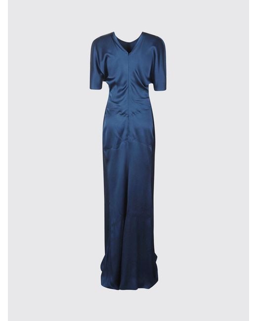 Victoria Beckham Blue Dress