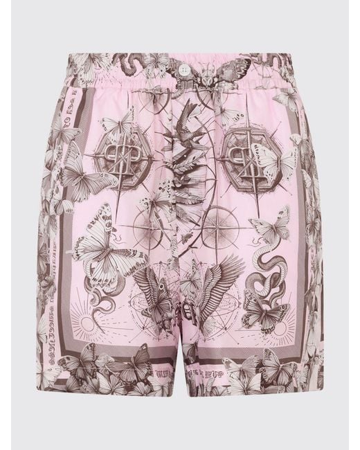 Philipp Plein Pink Shorts