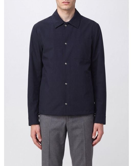 Herno Blue Shirt Jacket for men