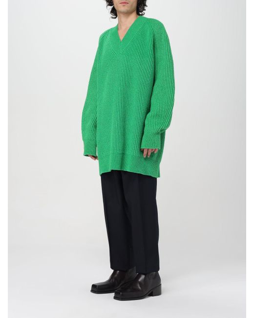 Pullover lungo di Jil Sander in Green da Uomo