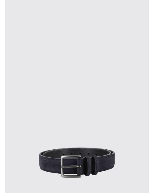 Orciani White Nabucco Suede Belt for men