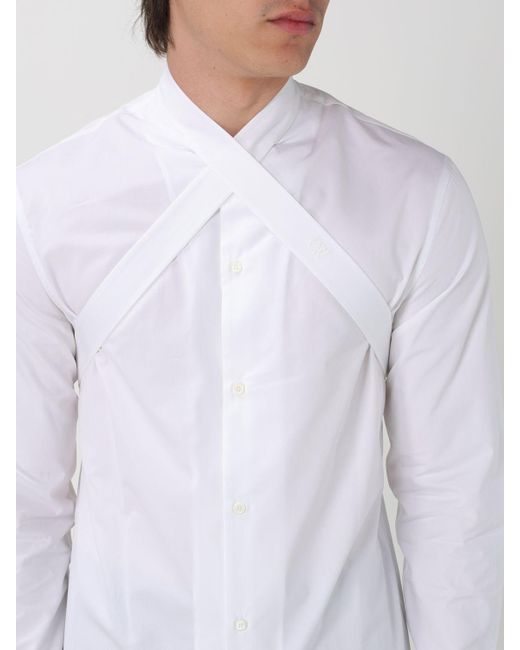 Camicia in cotone di Off-White c/o Virgil Abloh in White da Uomo