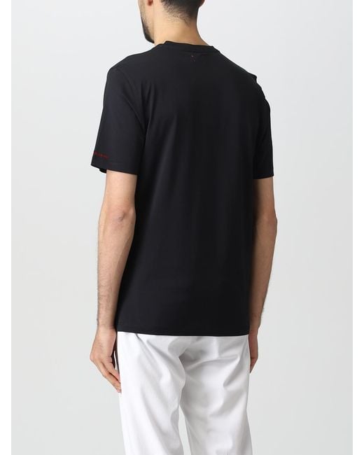 Kiton Black T-shirt for men