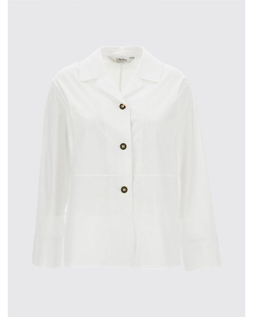 Max Mara White Max Mara Cotton Shirt