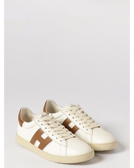 Hogan Natural Cool Leather Sneakers for men