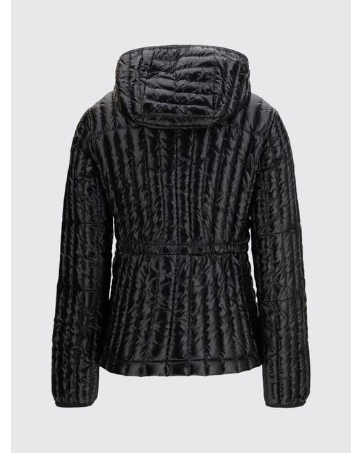 Parajumpers Black Kuon Hooded Quilted Nylon Puffer Jacket