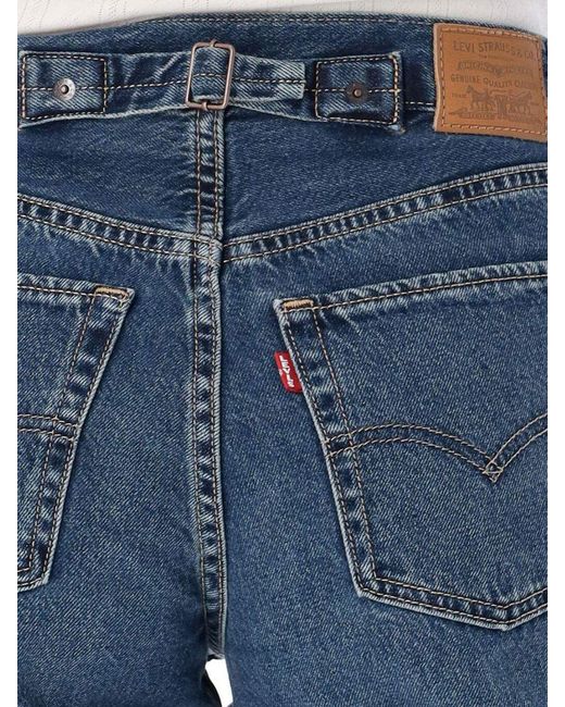 Vaqueros Rectos Y Tapered De Tiro Medio En Denim Elástico Levi's de color Blue