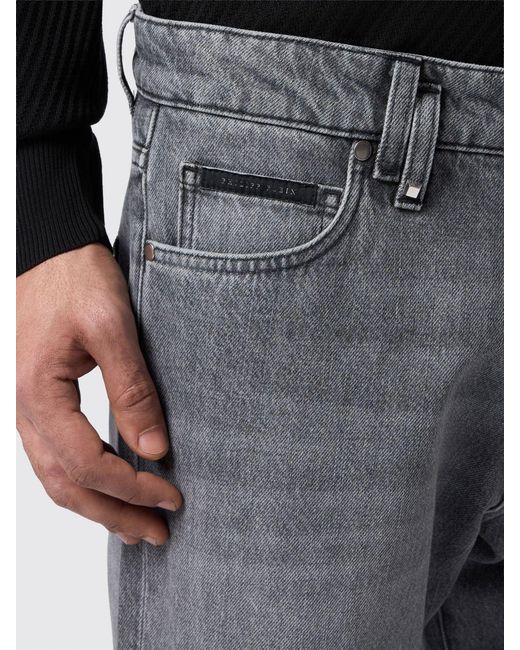 Philipp Plein Gray Jeans for men