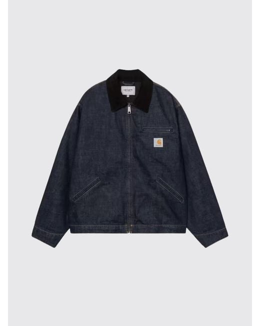 Carhartt Blue Denim Jacket for men