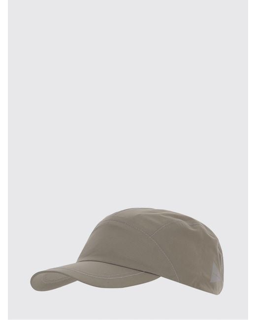 And Wander Gray Nylon Hat for men