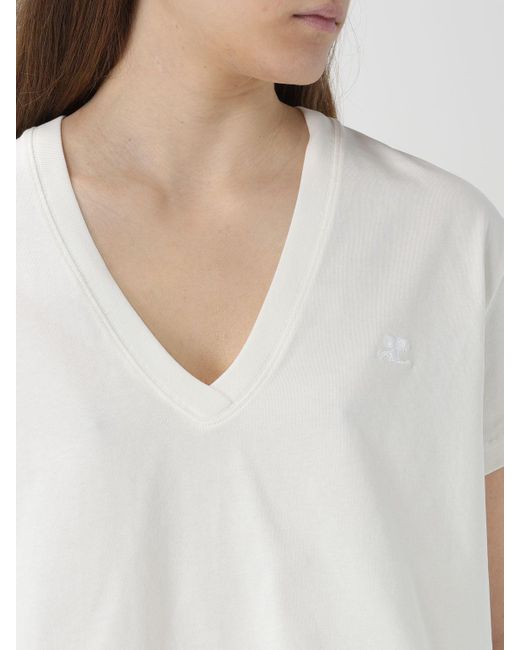 Camiseta CourrÈges Courreges de color White