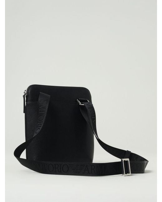 Bolsos Hombre Emporio Armani de hombre de color Black