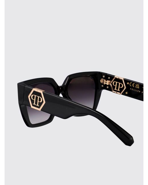 Philipp Plein Gray Sunglasses