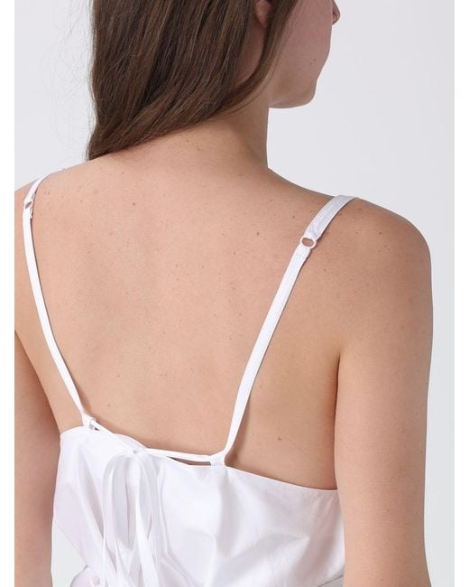 Low Classic White Cotton Top