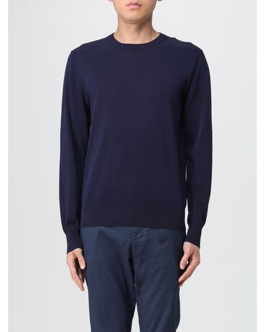 Ballantyne Baumwollpullover in Blue für Herren