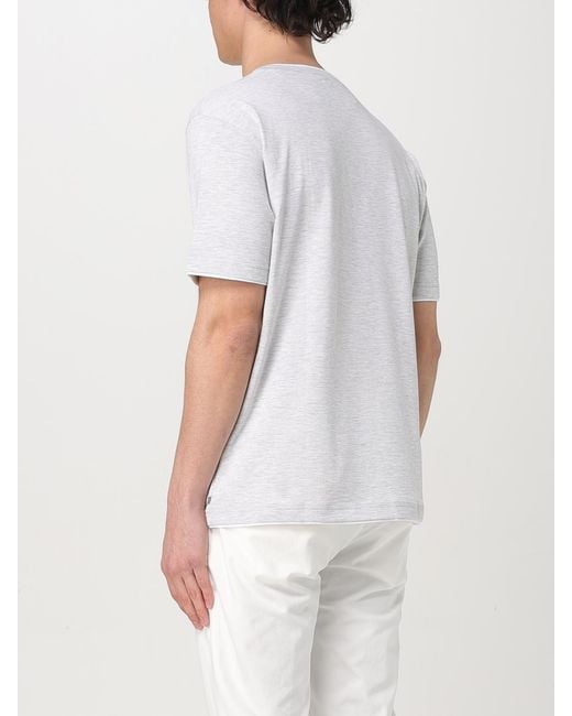Eleventy White Cotton T-Shirt for men
