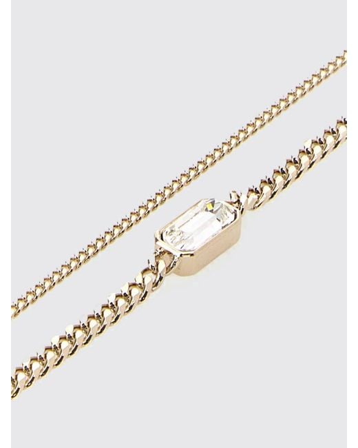 McQueen Metallic Brass Bracelet With