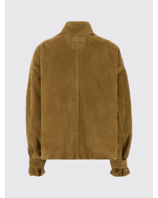 The Attico Natural Lamb Suede Jacket