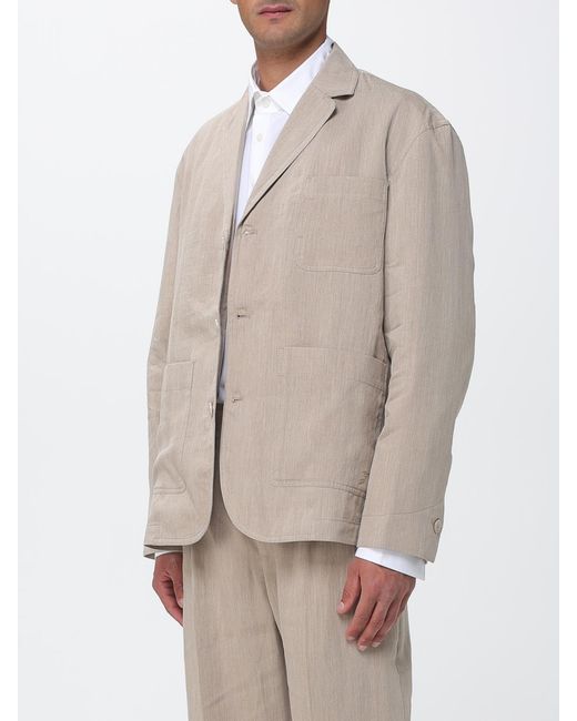 Jacquemus Natural Single-Breasted Blazer for men