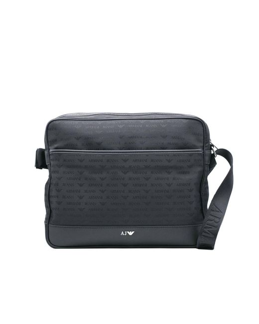 Armani Jeans Shoulder Bag Men in Black 