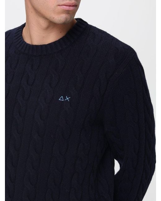 Sun 68 Blue Jumper for men