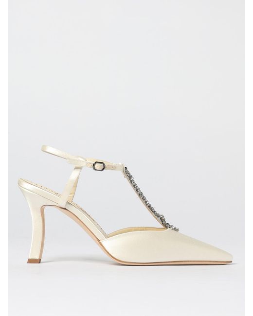 Manolo Blahnik White Shoes