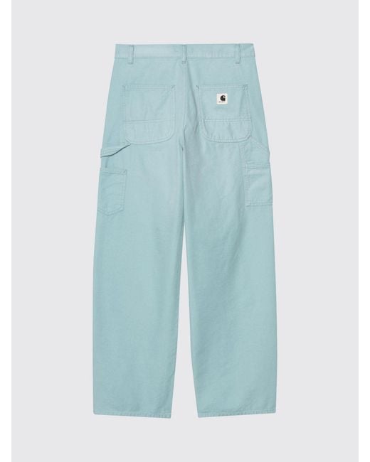 Carhartt Blue Brandon Cotton Denim Wide-Leg Jeans