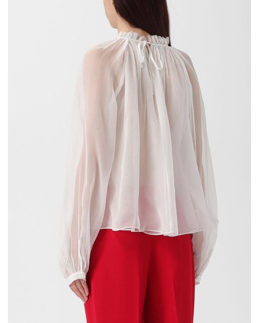 Alberta Ferretti Red Top